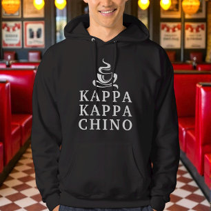 Sudadera Funny Kappa Kappa Chino Estilo de vida griego Negr