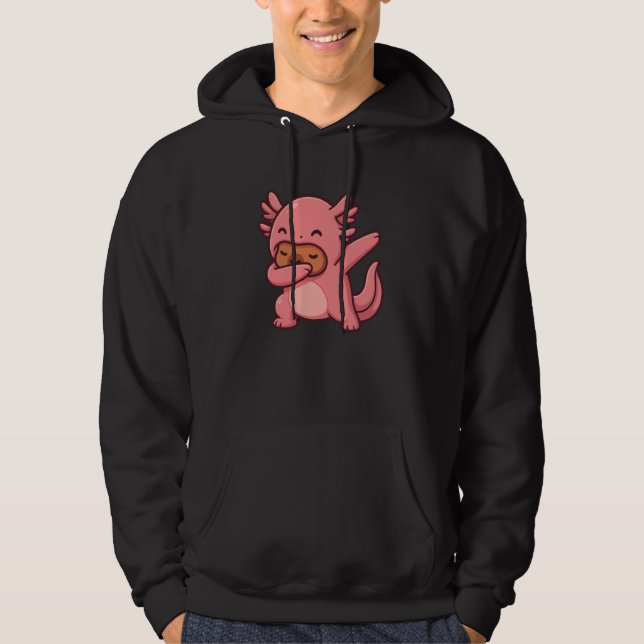 Sudadera Funny Kawaii Axolotl and Capybara Lover Capybara D (Anverso)