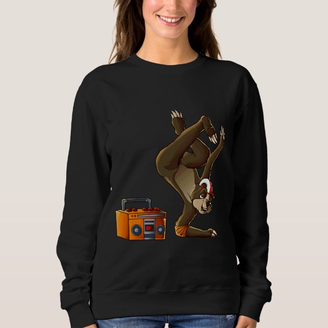 Sudadera Funny la interrupción de Guay Sloth (Anverso)