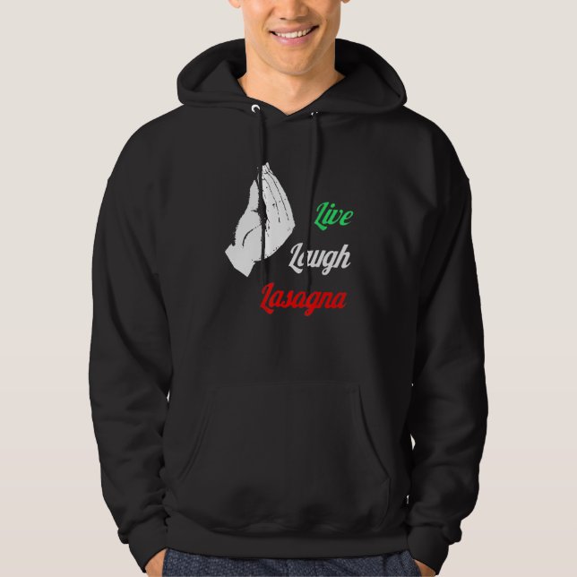 Sudadera Funny Lasagna Lasagna Lasagna Lovers (Anverso)