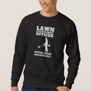 Sudadera Funny Lawn Care Officer Weed Whacker Unit Pul