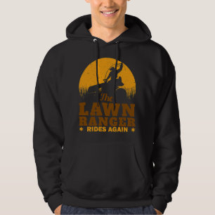 Sudadera Funny Lawn Mower Cowboy Lawn Ranger Yard Work Lawn
