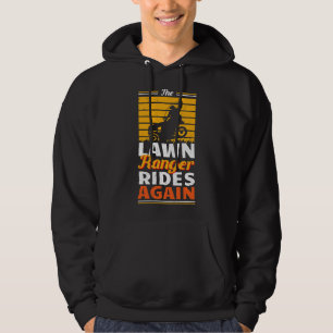 Sudadera Funny Lawn Mower Cowboy Lawn Ranger Yard Work Lawn