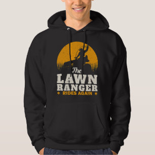 Sudadera Funny Lawn Mower Cowboy Lawn Ranger Yard Work Lawn