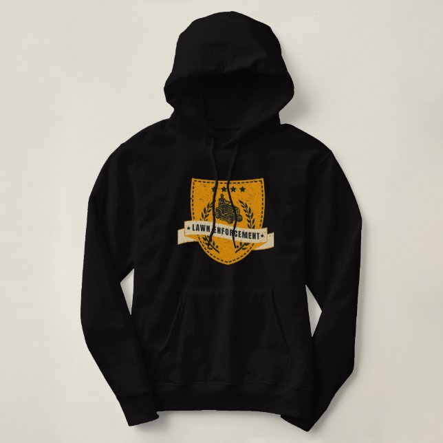Sudadera Funny Lawn Mower Lawn Enforcement Yard Work Tracto (Diseño del anverso)