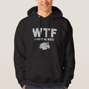 Sudadera Funny Lawn Mower Mowing WTF Vintage Work Lawrence 