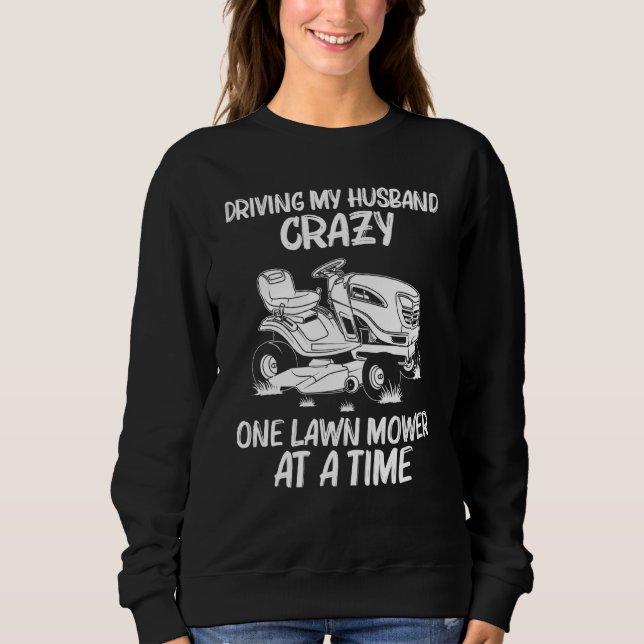 Sudadera Funny Lawn Mowing Women Mom Lawn Mower Farm Garden (Anverso)