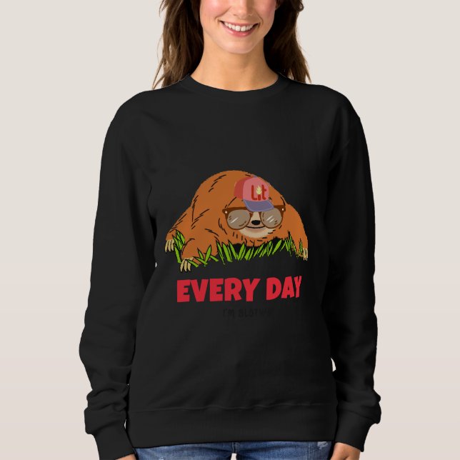Sudadera Funny Lazy Sloth (Anverso)
