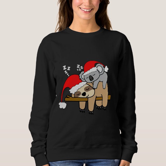 Sudadera Funny Lazy Sloth Bakoala Mama Bear (Anverso)