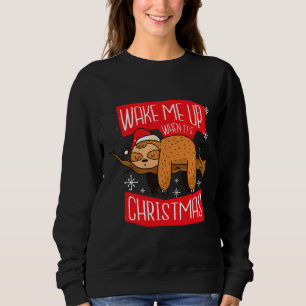 Sudadera Funny Lazy Sloth Navidades Pajama