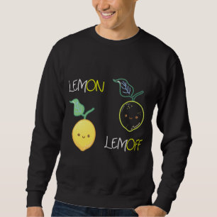 Sudadera Funny Lemoff Pun Vegan Fruit Lover Vegan Wom