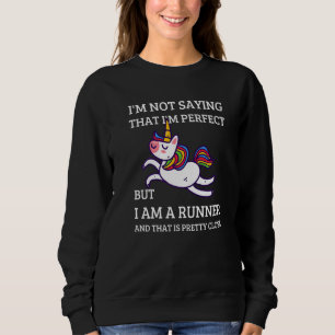 Sudadera Funny Maratón Unicornio Atleta Runner Tee Para Hom