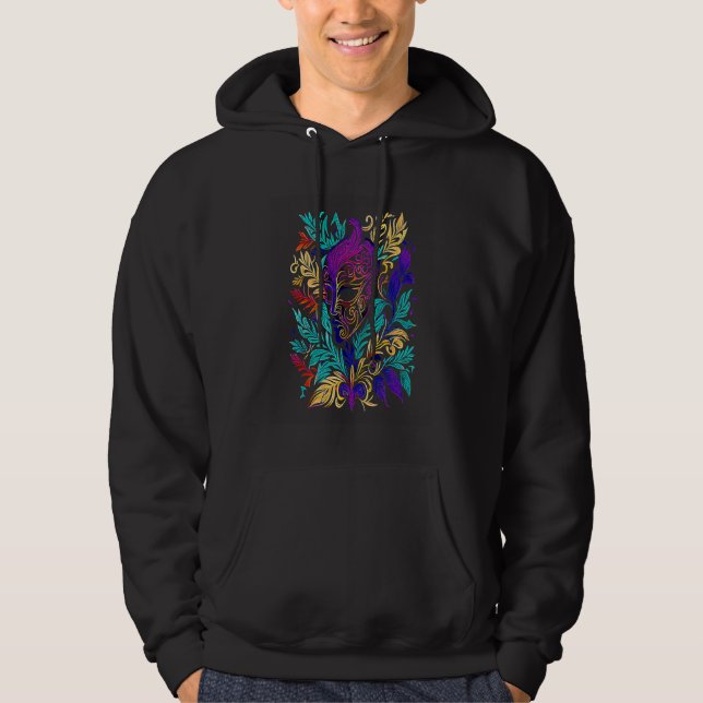 Sudadera Funny Mardi Gras Carnival parade with beads party  (Anverso)