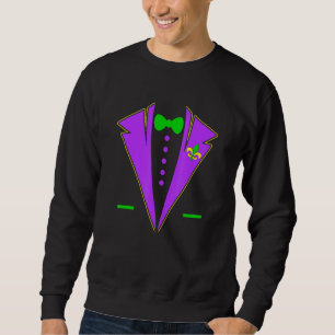 Sudadera Funny Mardi Gras Tuxedo Festival de disfraces Fies