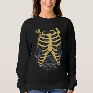 Sudadera Funny Mechanic Car Engineer Skeleton Mechanics Fat