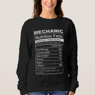 Sudadera Funny Mechantion Nutrition Hacts Label Car Machine