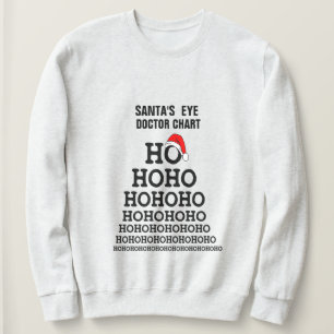 Sudadera Funny Médica de Santa Eye Chiste de Pun Navidades