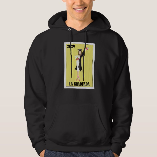 Sudadera Funny Mexican Design for Graduation - La Graduada  (Anverso)