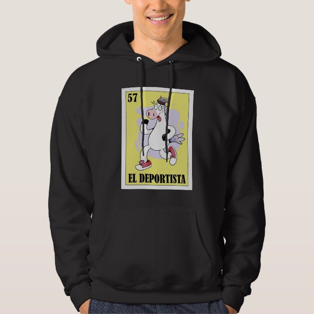 Sudadera Funny Mexican for Athletes  El Deportista (Anverso)