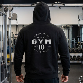 Sudadera Funny Motivational Gym Hoodie for Fitness Lovers