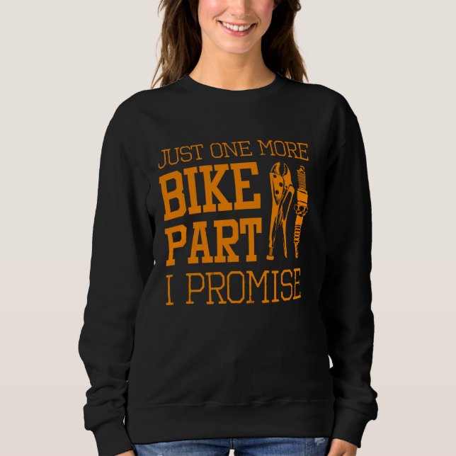 Sudadera Funny Motocicleta Mecánicos Hombres Guay Una Bicic (Anverso)