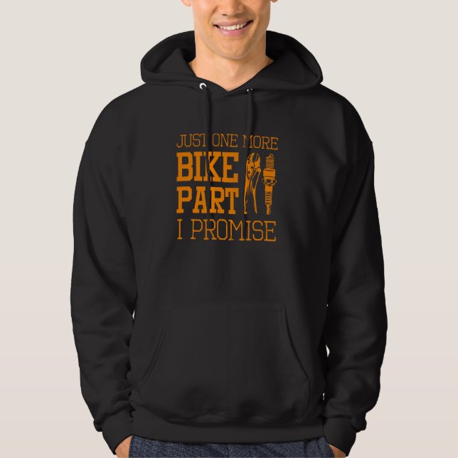 Sudadera Funny Motocicleta Mecánicos Hombres Guay Una Bicic (Anverso)