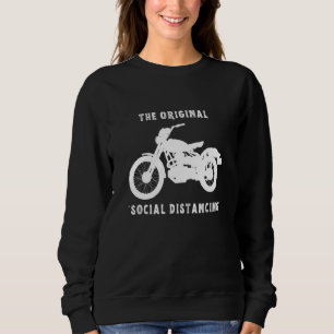Sudadera Funny Motorcycle Original Social Distance