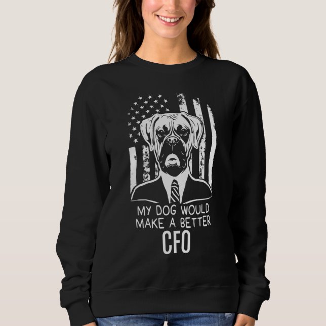 Sudadera Funny My Dog Better Cfor Election Boxer (Anverso)