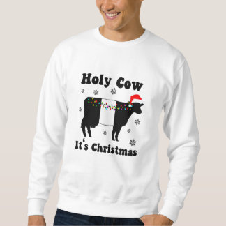 Sudadera Funny Navidades Cow Beltie Beltie Galloway Gift T-