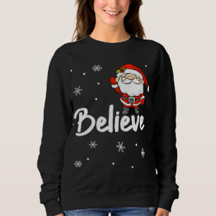 Sudadera Funny Navidades Santa Believe