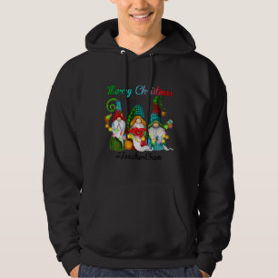 Sudadera Funny Navidades Teachers Crew Gnomies Xmas Outfit 