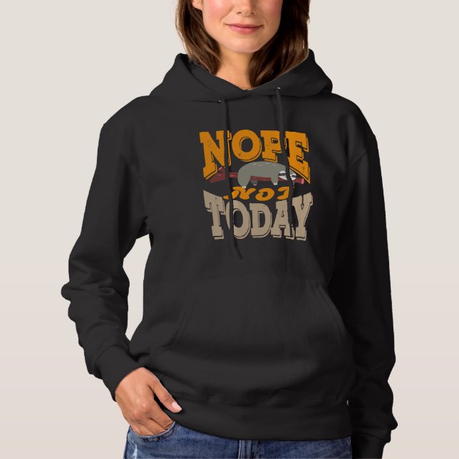 Sudadera Funny No Not Today Sloth (Anverso)