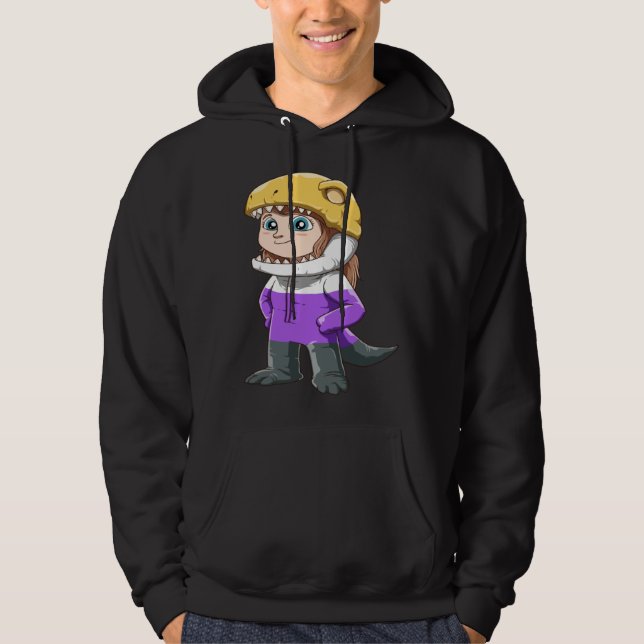 Sudadera Funny Nonbinary T-Rex Gift (Anverso)