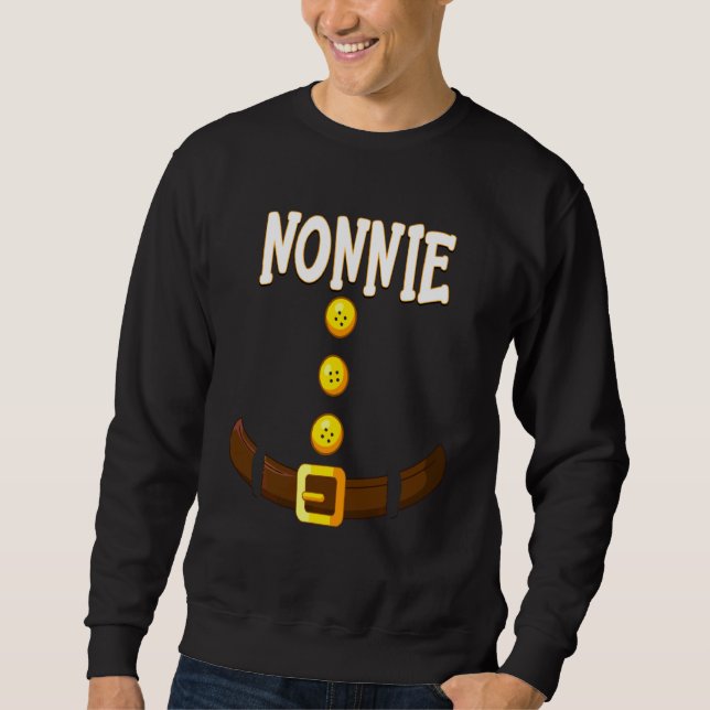 Sudadera Funny Nonnie Navidades Gnome Dwarf Mateo Elf Co (Anverso)
