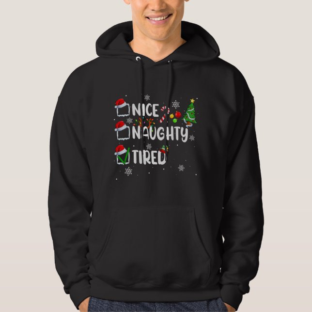 Sudadera Funny Ntrina Navidades Cansados Pajama (Anverso)