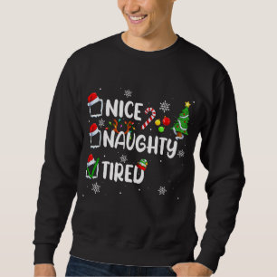 Sudadera Funny Ntrina Navidades Cansados Pajama