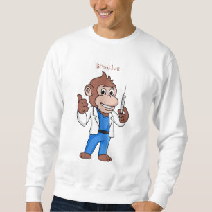 Sudadera Funny orangutan ape personalizado médica
