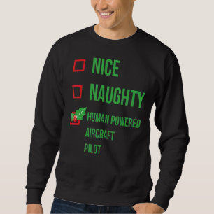 Sudadera Funny Pajama Christma, Piloto De Aeronaves Con Ali