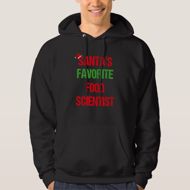 Sudadera Funny Pajama, científico de la alimentación, Navid (Anverso)