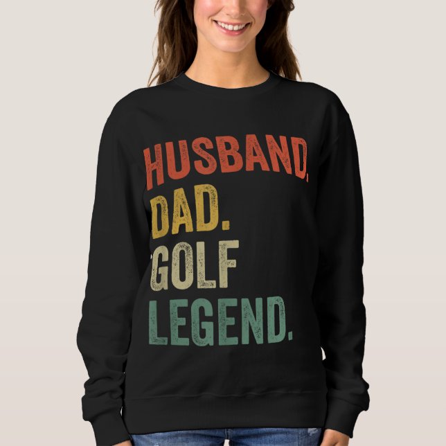 Sudadera Funny pareja de golf Dad Leend Golfing Fathe (Anverso)