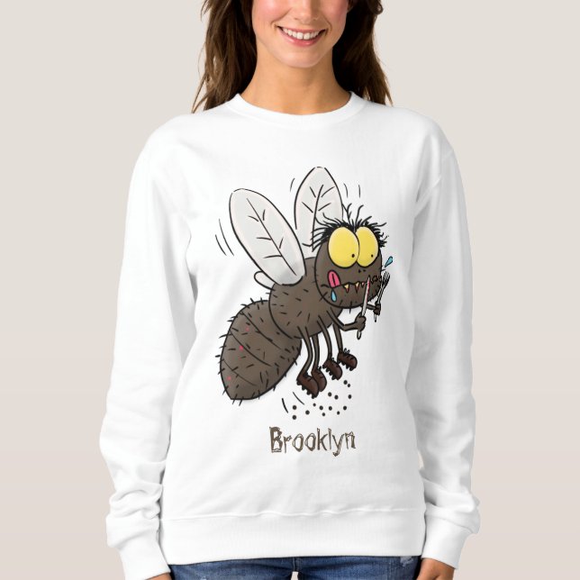 Sudadera Funny personalizado de insectos de herradura (Anverso)