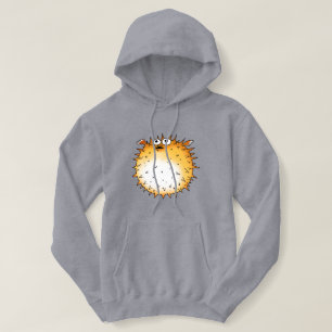 Sudadera Funny Personalizado Puffer Fish Design