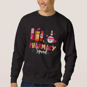 Sudadera Funny Pharmacy Squad Farmacéutico Valentine Mamáes