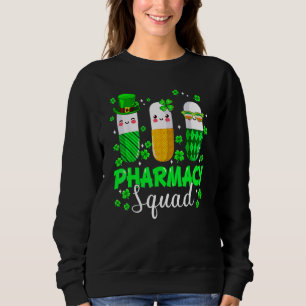 Sudadera Funny Pharmacy Squad Leprechaun Pharmacist St Patr