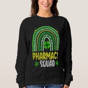 Sudadera Funny Pharmacy Squad Leprechaun Pharmacist St Patr