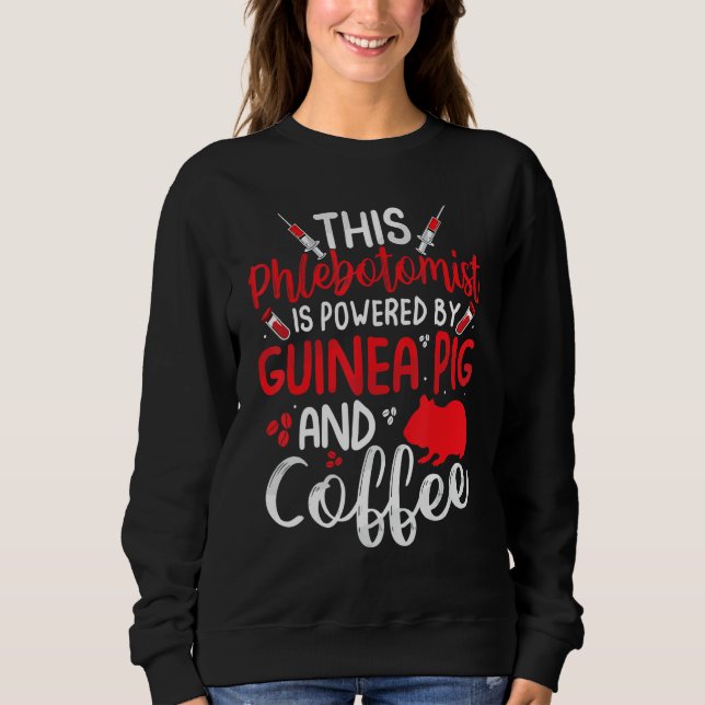 Sudadera Funny Phlebotomy Phlebotomist Funny Guinea Pig Lov (Anverso)