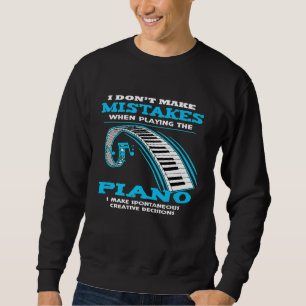 Sudadera Funny Piano Player Regalo Shirt Piano Keyboard Mus