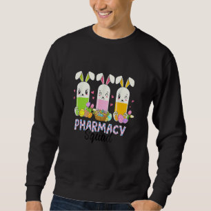 Sudadera Funny Pilys Farmacy Squad Farmacéutico Easter