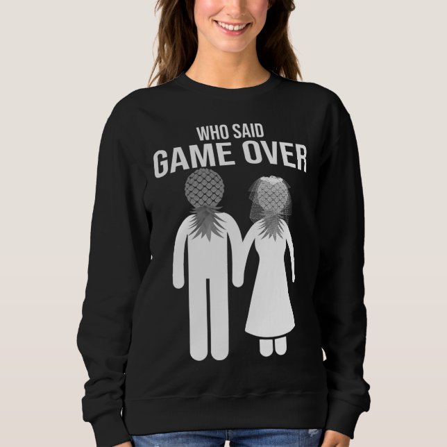 Sudadera Funny Pineapple Swinger Gift Boda Bride Groom M (Anverso)