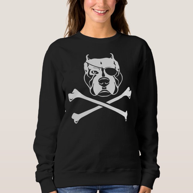 Sudadera Funny Pitbull Pittie Lovers (Anverso)